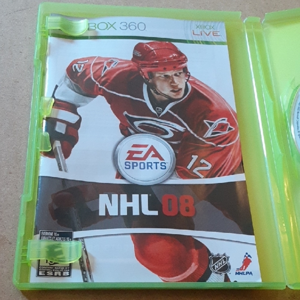 NHL 08 Xbox 360 Video Game EA Sports